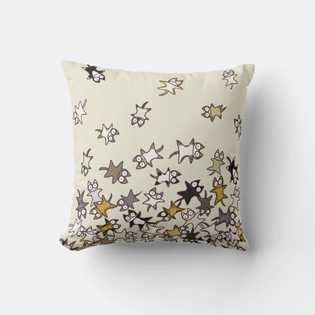 Veel katten kussen (Voorkant)