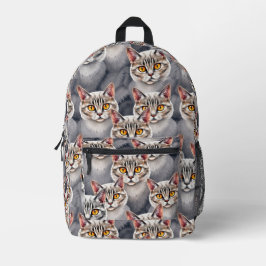 Veel katten printen gesneden naaizak bedrukte rugzak