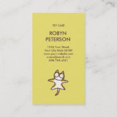 Veel katten visitekaartje (Achterkant)