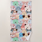 Veel kleurrijke handdoeken voor daken (Voorkant)