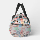 Veel kleurrijke honden all-over print duffeltas plunjezak (Rechts)