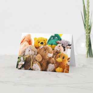 VEEL KNUFFELDIEREN ZEGGEN GELUKKIGE VERJAARDAG KAART