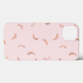 Veel Lashes Patroonroze/Roos Gold Case-Mate iPhone Case (Achterkant (horizontaal))