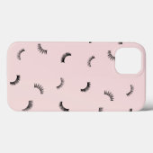 Veel Lashes Patroonroze/zwart Case-Mate iPhone Case (Achterkant (horizontaal))