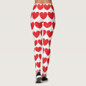 Veel Leggings van harten Valentijnsdag (Achterkant)