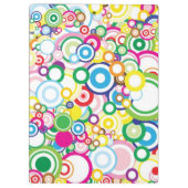 Veel levendige cirkels klembord (Achterkant)