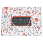 Veel liefde binnenin krijgt een goed cadeautas (Voorkant)