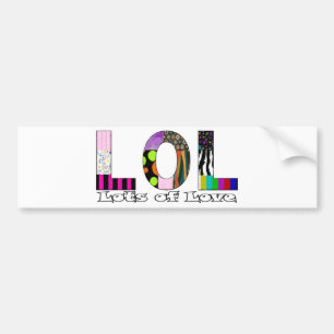 Veel liefde bumpersticker