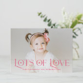 Veel Liefde Editable Color Valentijnsdag Kaart (Staand voorkant)