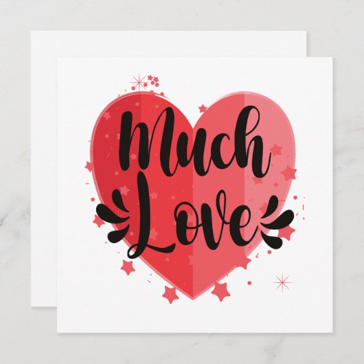 Veel liefde, groot hart (Voorkant / Achterkant)