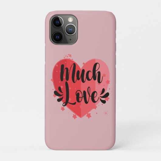 Veel liefde, groot hart Case-Mate iPhone case (Achterkant)