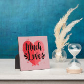 Veel liefde, groot hart fotoplaat (Insitu)
