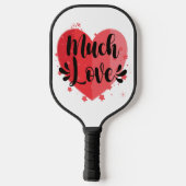 Veel liefde, groot hart pickleball paddle (Achterkant)