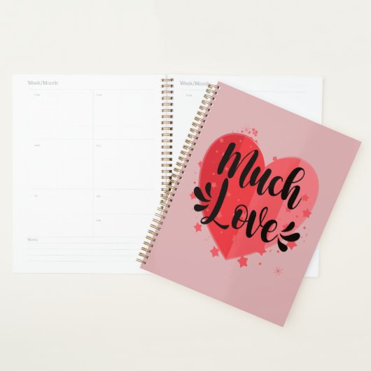 Veel liefde, groot hart planner (Display)