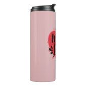 Veel liefde, groot hart thermosbeker (Gedraaid links)