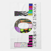 Veel Liefde Keukenhanddoek (Verticaal)