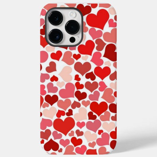 Veel liefdesharten mozaïek Case-Mate iPhone case (Achterkant)