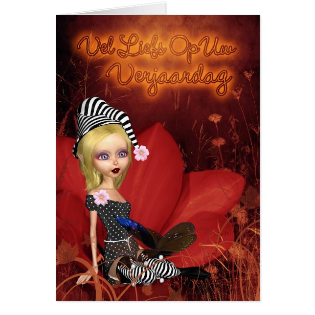 Veel Liefs Uw op Verjaardag - Flamand - (Devant)