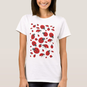 Veel lieveheersbeestjes Lucky Pattern T-shirt