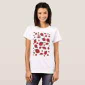 Veel lieveheersbeestjes Lucky Pattern T-shirt (Voorkant volledig)