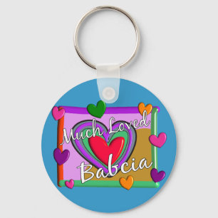Veel Love Babcia (Poolse grootmoeder) Sleutelhanger