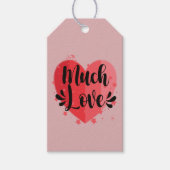 Veel Love Big Heart Cadeaulabel (Voorkant)