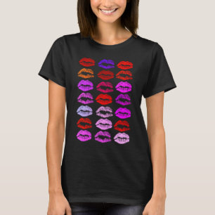 Veel Lovely Lips Valentijn T-shirt voor dames
