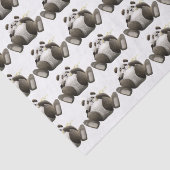 Veel luie panda's tissuepapier (Detail)