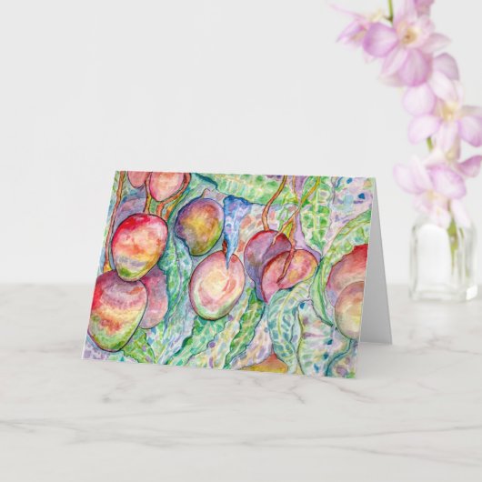 Veel mango's Kaart (Orchidee)