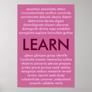 Veel manieren om te leren poster