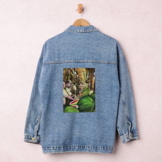 Veel Mannen, veel meloenen Denim Jacket (Hangar)