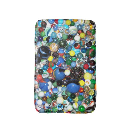 Veel marbles badmat (Voorkant Verticaal)