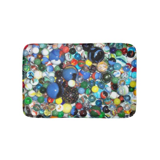Veel marbles badmat (Voorkant)