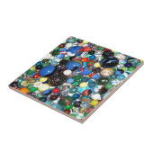Veel marbles tegeltje (Zijkant)