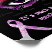 Veel meer dan de ogen Fibromyalgie Awarene Poster (Hoek)
