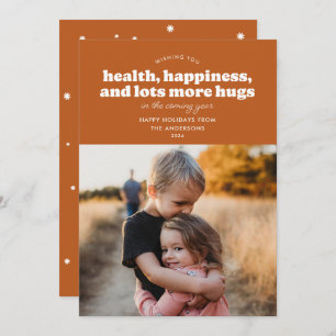 Veel meer hugs Holiday Kaart (Rust)