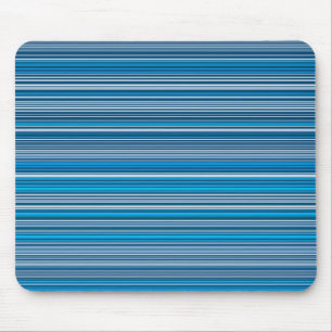 Veel meer kleuren strepen in het blauw… muismat