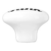 Veel meer rommellade keramische knop (Zijkant)