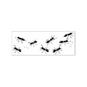 Veel mieren rubberen stempel (Afrduk)