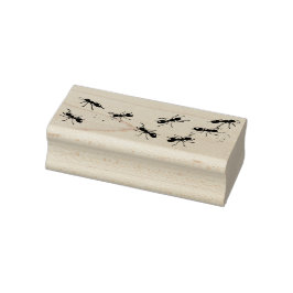 Veel mieren rubberen stempel