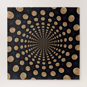 Veel Moons Swirl Jigzaag Puzzle Legpuzzel
