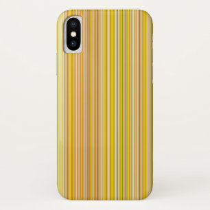 Veel multi gekleurde strepen in geel... iPhone x hoesje