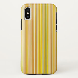 Veel multi gekleurde strepen in geel... iPhone x hoesje