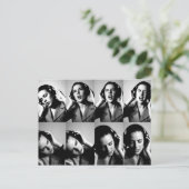 Veel muziek briefkaart (Staand voorkant)