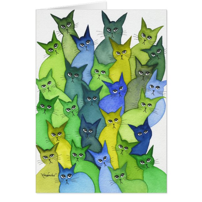 Veel Oregon Whimsical-katten (Voorkant)