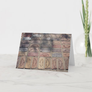 Veel oude riemen kaart