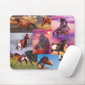 Veel paarden Mousepad Muismat (Met muis)