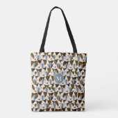 Veel Parson Jack Russell Terriers honden patroon Draagtas (Achterkant)