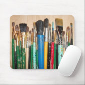 Veel penselen muismat (Met muis)