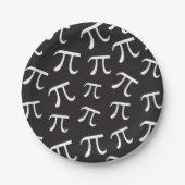 Veel Pi Symbols - Wiskunde Theme Paper Bord (Voorkant)